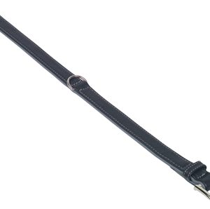 LÆDERHALSBÅND PACIFIC, GRÅ 52 CM