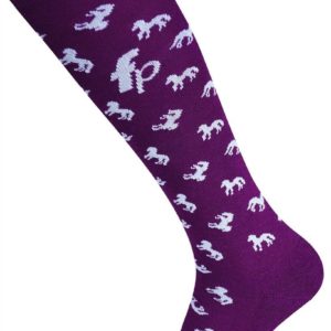 Sok MULTI HORSES burgundy S