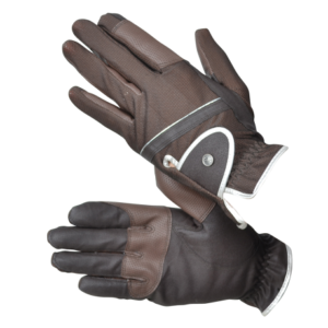 RIDHANDSKE HS SILVER BRUN