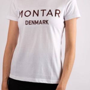 Vera logo t-shirt - hvid/plum