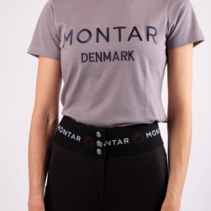 Vera logo t-shirt - grå/navy