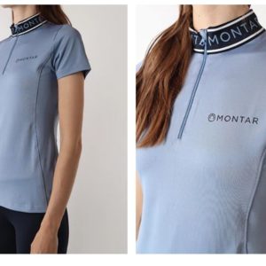 Lyra Viv wide logotape collar polo